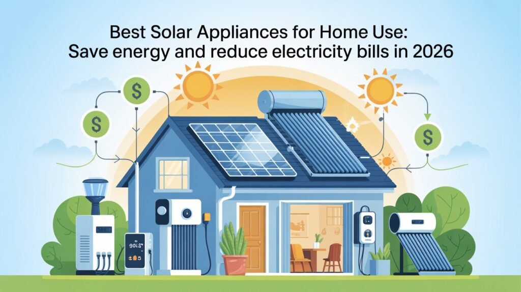 Best Solar Appliances for Home Use: Save Energy and Reduce Electricity Bills in 2026