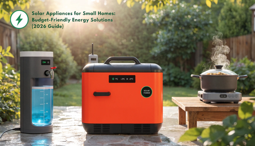 Solar Appliances for Small Homes: Budget-Friendly Energy Solutions (2026 Guide)