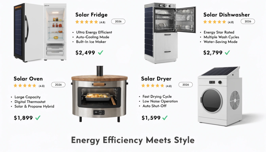 Solar Powered Home Appliances: Features, Prices, and Reviews (2026)